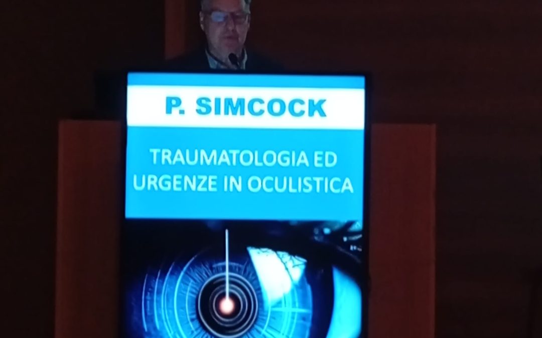 Peter Simcock gave talk at an Italian conference